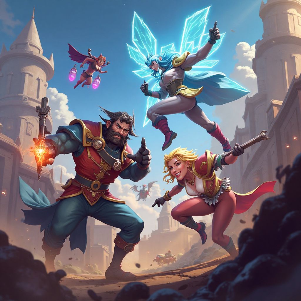 Multiplayer Online Battle Arena game screenshot